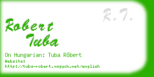 robert tuba business card